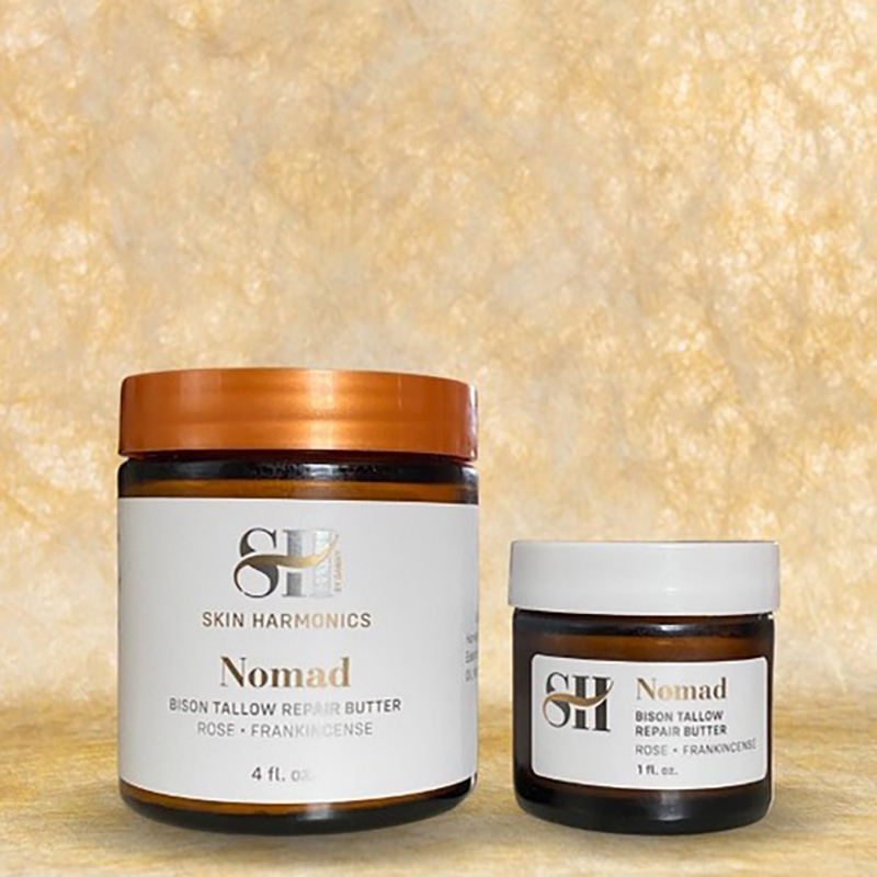 Nomad | Whipped Bison Tallow | Rose & Frankincense (4 oz and 1 oz)